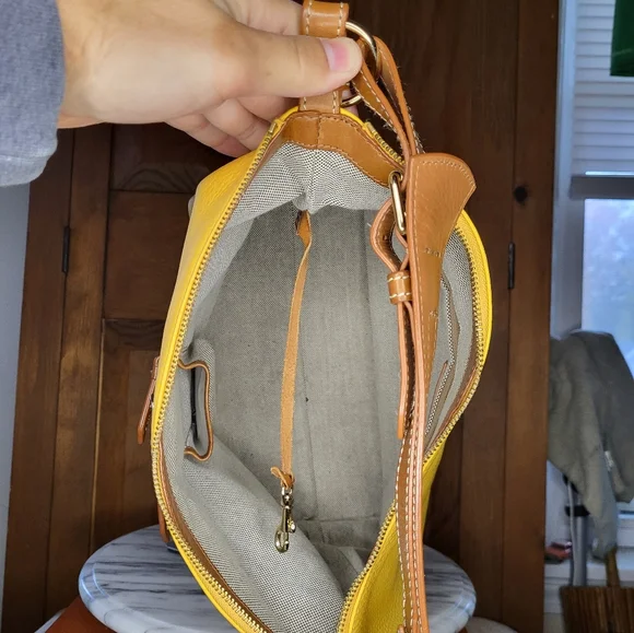 Dooney & Bourke Leather Shoulder Bag - Picture 12 of 13